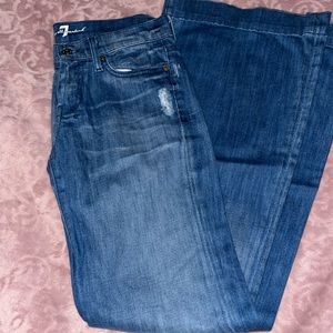 EUC- 7 For All Mankind bootcut jeans size 26